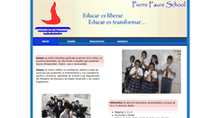 Desktop Screenshot of pierrefaureschool.com