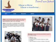 Tablet Screenshot of pierrefaureschool.com